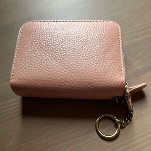 Elegant Pink Leather Wallet